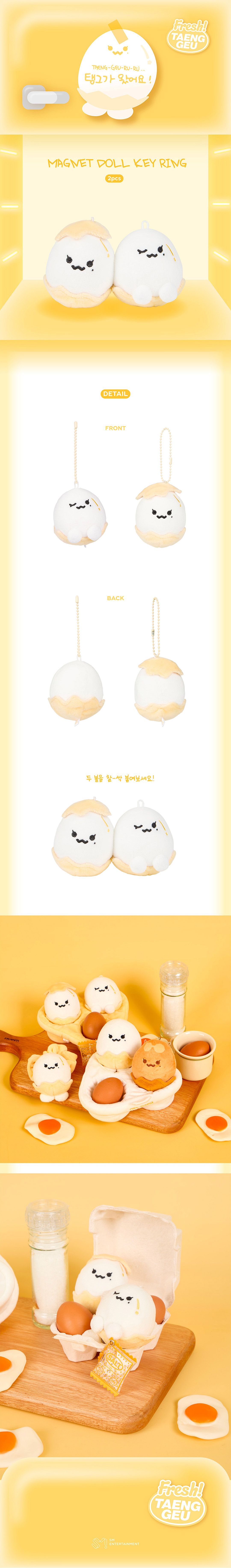 TAEYEON - 'TAENG-GEU-RU-RU' MAGNET DOLL KEY RING