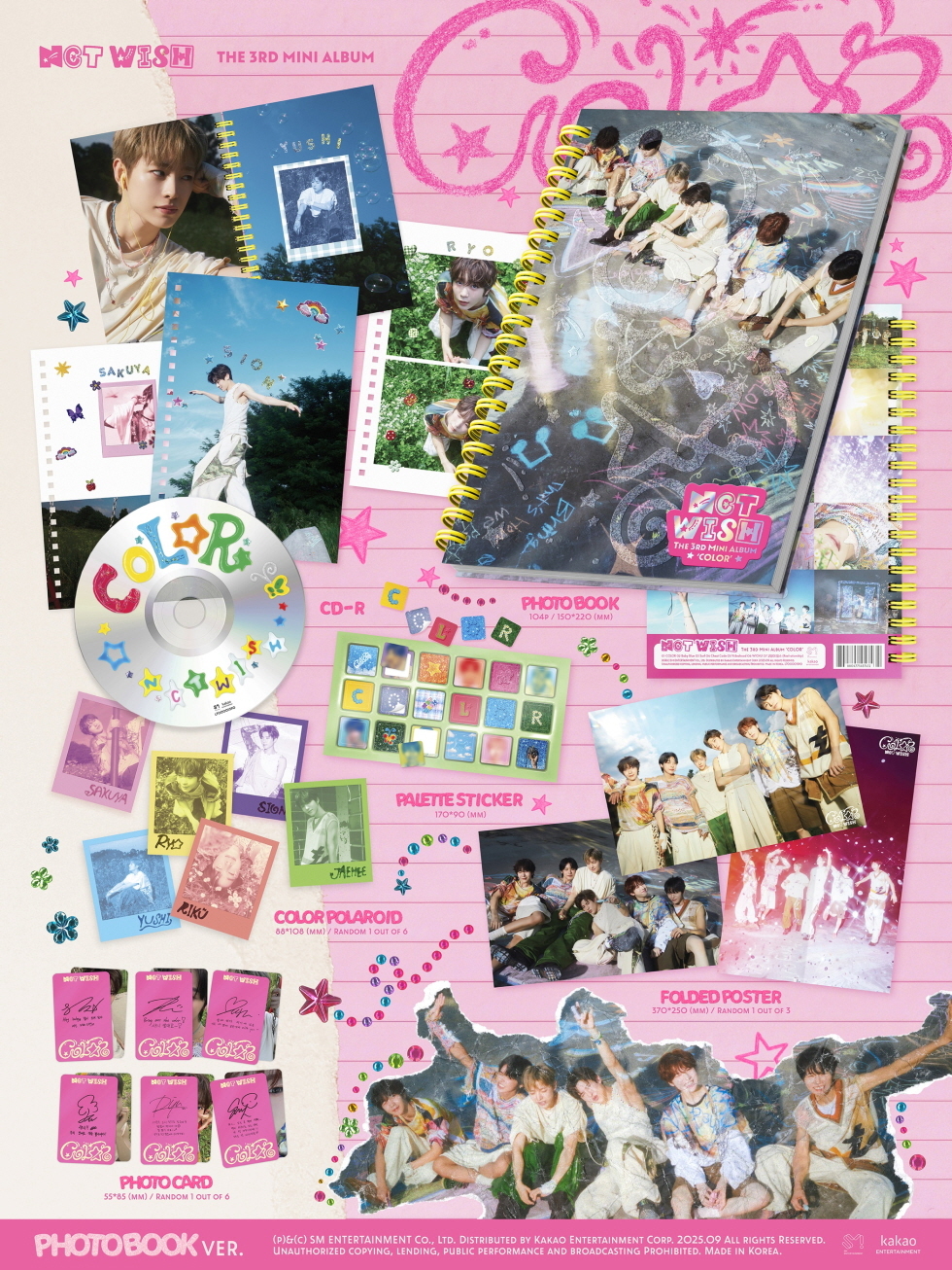 NCT WISH - 3RD MINI ALBUM [COLOR] (Photobook Ver.)