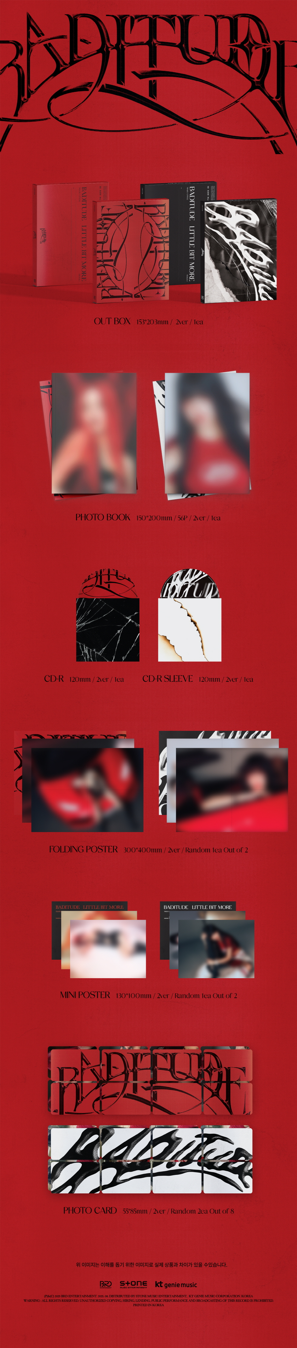 SOOJIN - BADITUDE (BADDIE Ver. / ATTITUDE Ver.) (Random Ver.)