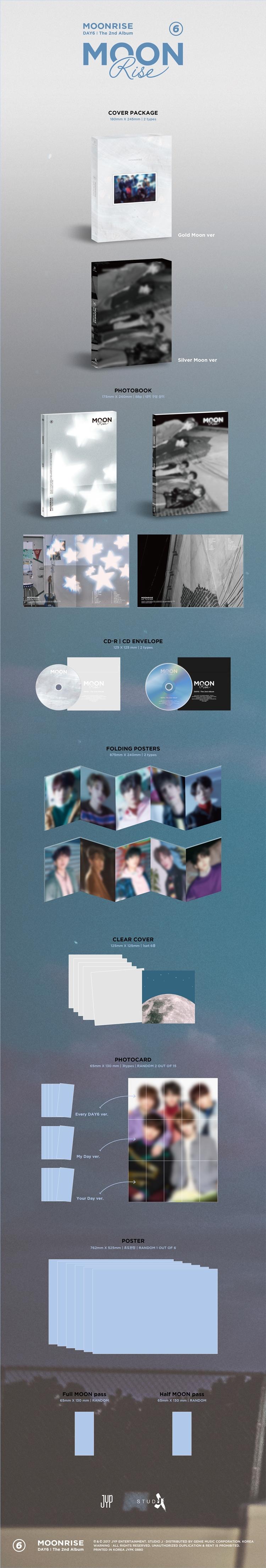 DAY6 - Vol.2 [MOONRISE] Random Ver.
