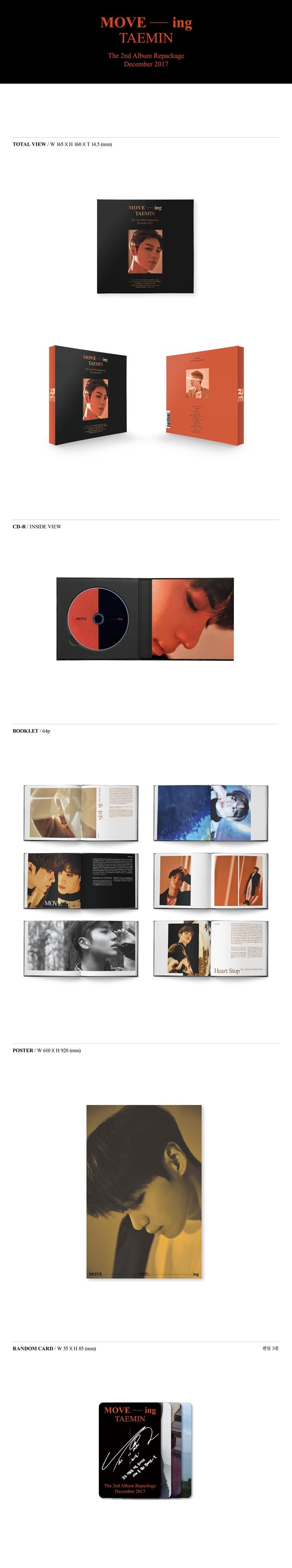 TAEMIN - Vol.2 Repackage [MOVE-ing]