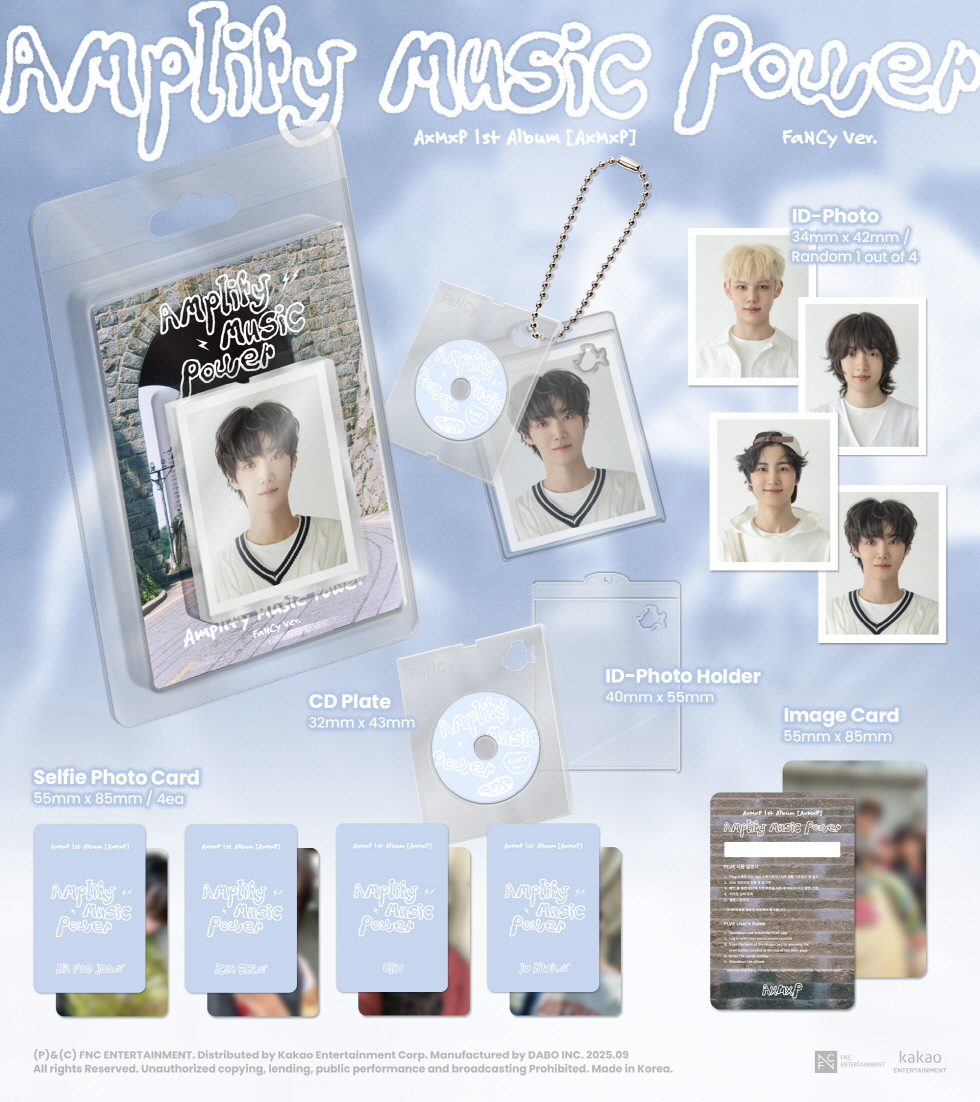 AxMxP - 1ST ALBUM [AXMXP] (FaNCy ver.) (Random Ver.)
