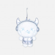 aespa - 2025-26 aespa LIVE TOUR [SYNK : aeXIS LINE] OFFICIAL MD : FANLIGHT DOLL KEY RING (SILVER ver.) (NINGNING)
