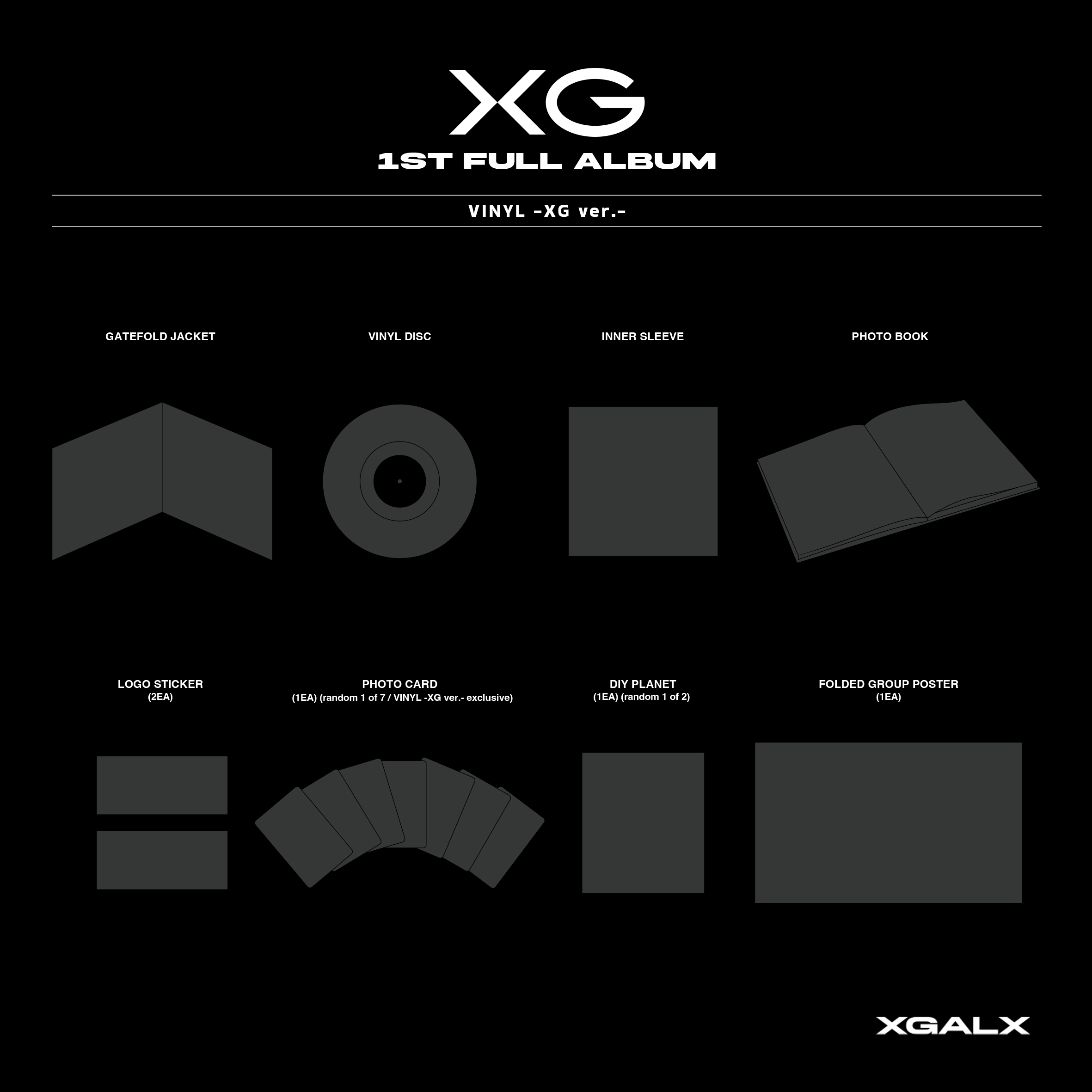 XG - 1ST ALBUM [THE CORE - 核] (VINYL ver.)