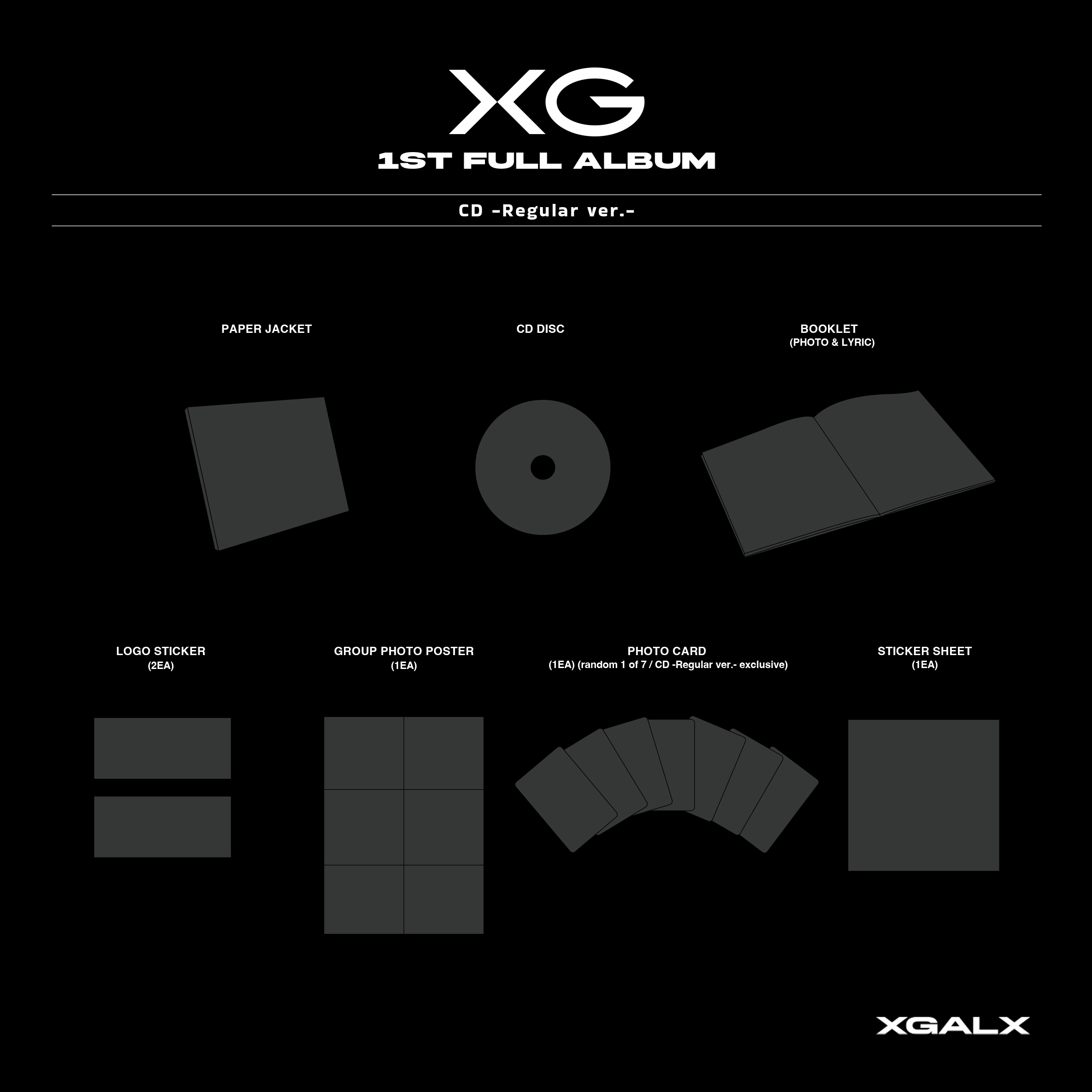 XG - 1ST ALBUM [THE CORE - 核] (Regular ver.)