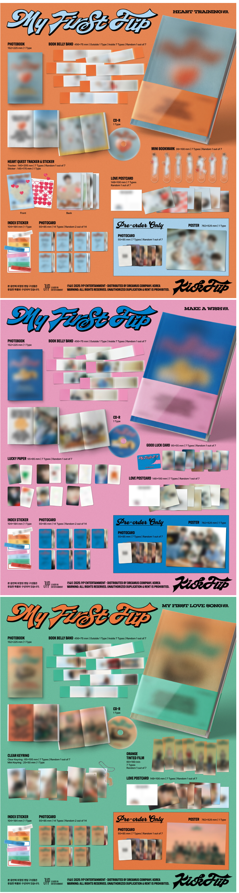 KickFlip - 3rd Mini Album [My First Flip] (Random Ver.)