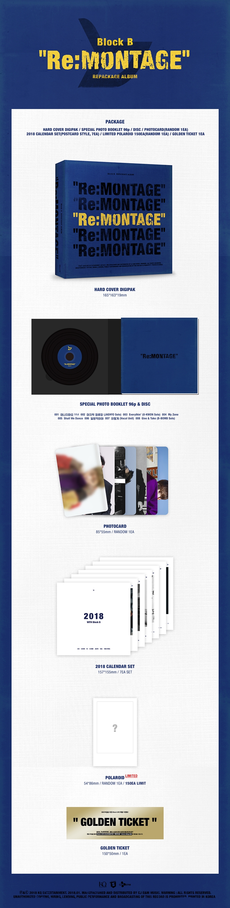 BLOCK B - 6th Mini Repackage [RE:MONTAGE]