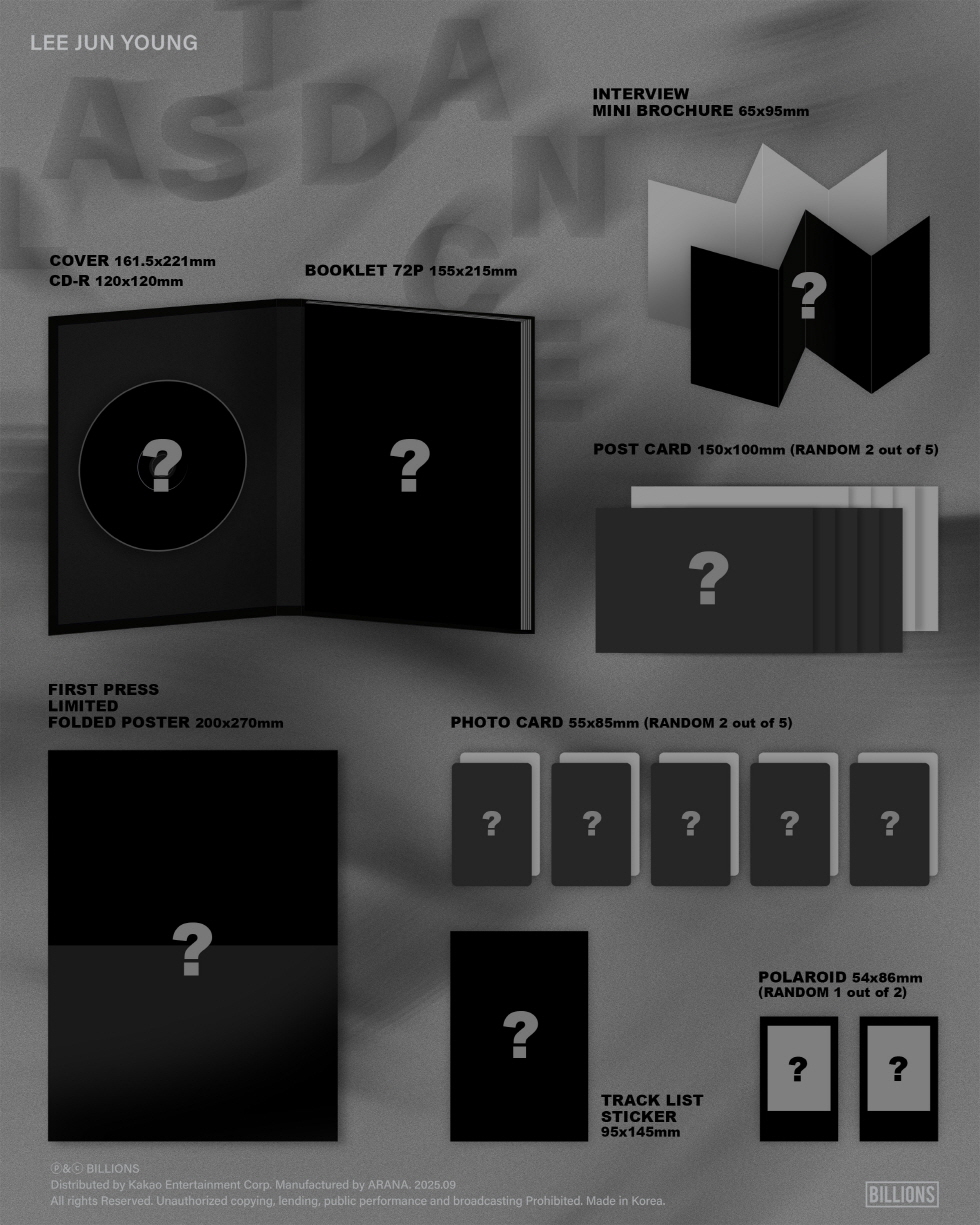LEE JUN YOUNG - 1ST MINI ALBUM [LAST DANCE]