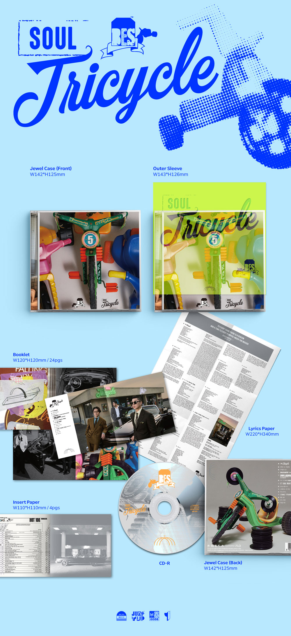 BROWN EYED SOUL - 5th Album [Soul Tricycle]