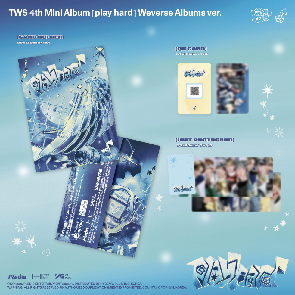 TWS - 4th Mini Album ‘play hard’ (Weverse Albums ver.)