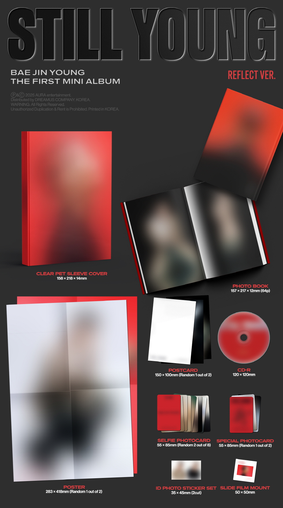 BAE JIN YOUNG - 1ST MINI ALBUM [STILL YOUNG] (Reflect Ver.)
