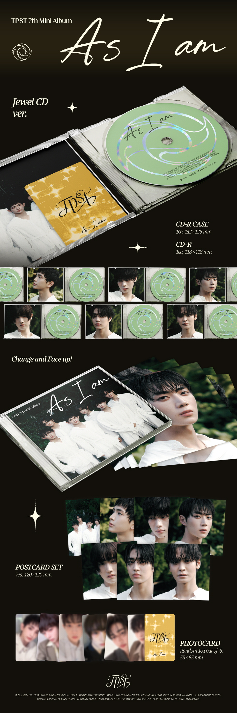 TEMPEST - 7th Mini Album [As I am] (Jewel Ver.)