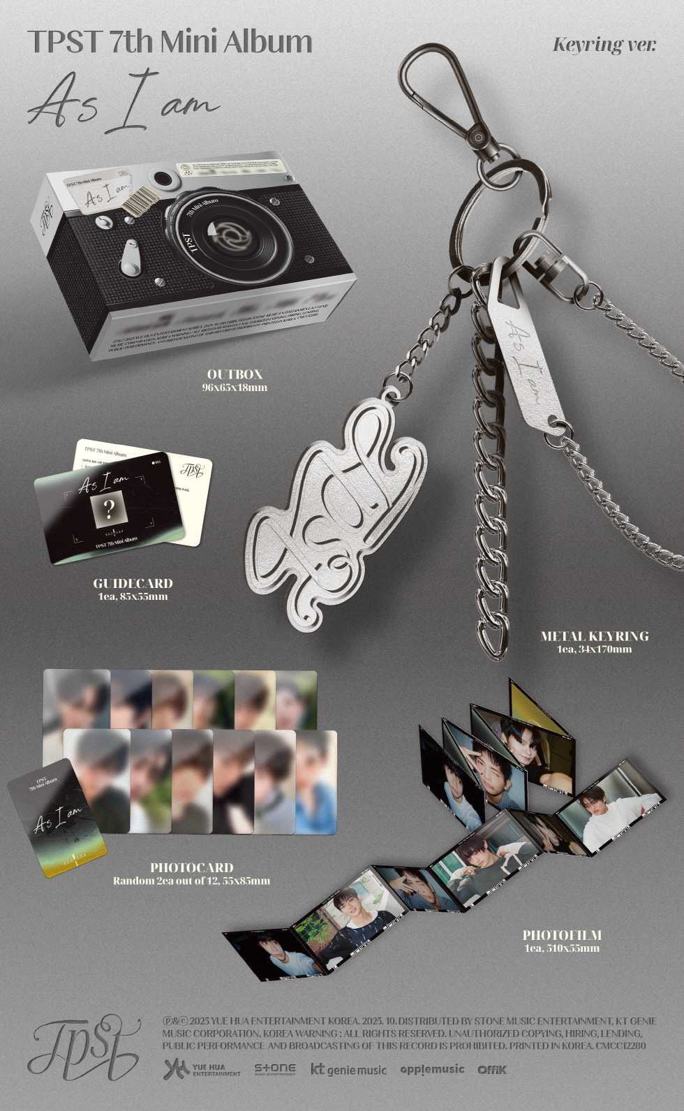 TEMPEST - 7th Mini Album [As I am] (Keyring Ver.)