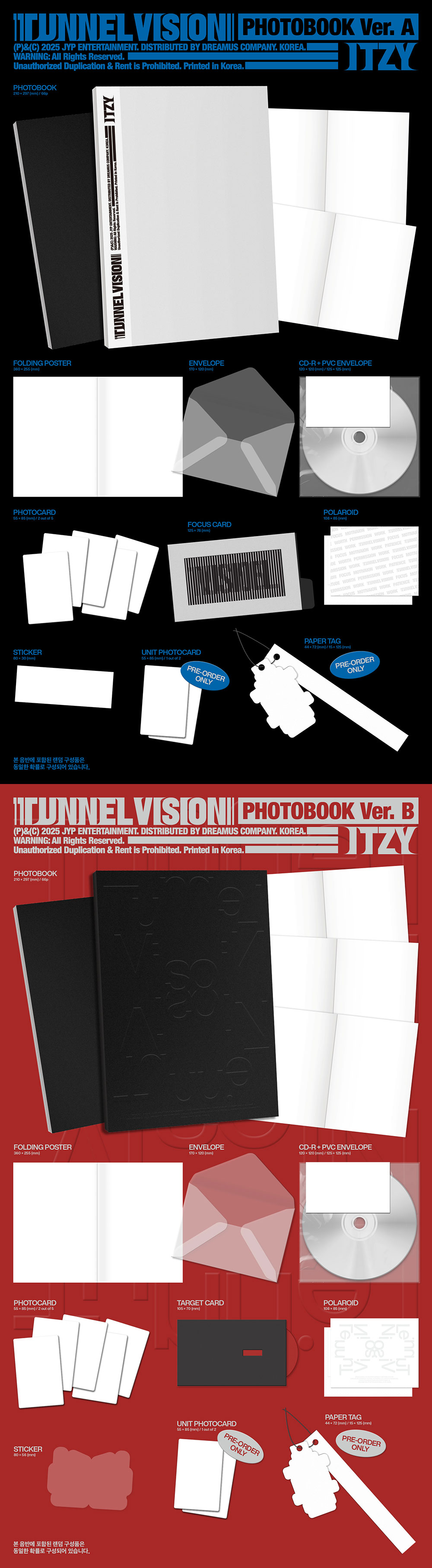 ITZY - TUNNEL VISION (Photobook Ver.) (Random Ver.)