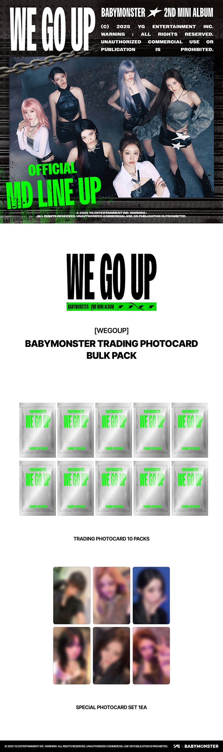 BABYMONSTER - [WEGOUP] BABYMONSTER TRADING PHOTOCARD BULK PACK