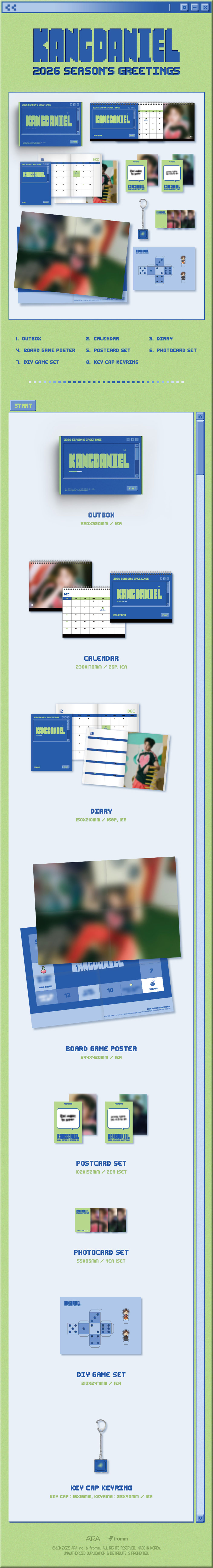KANGDANIEL- 2026 SEASON'S GREETINGS