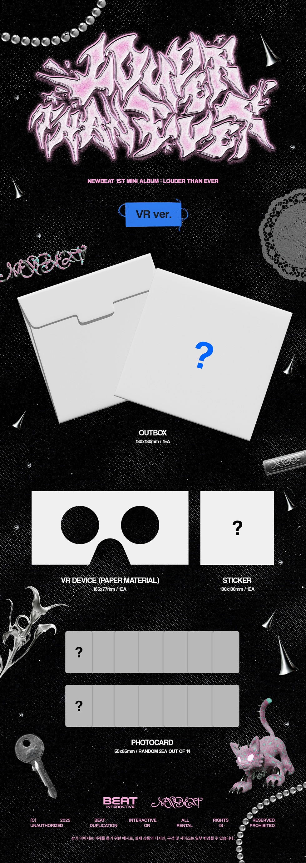 NEWBEAT - 1ST MINI ALBUM [LOUDER THAN EVER] VR Ver. [Limited]