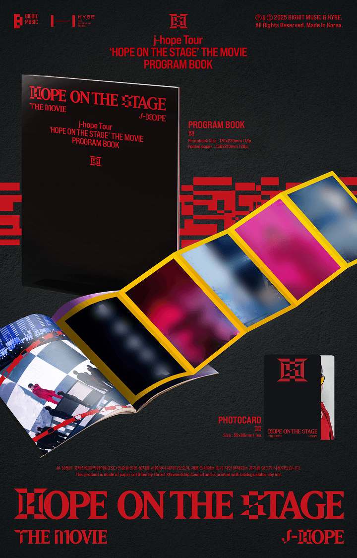j-hope (BTS) - <j-hope Tour ‘HOPE ON THE STAGE’ THE MOVIE> PROGRAM BOOK