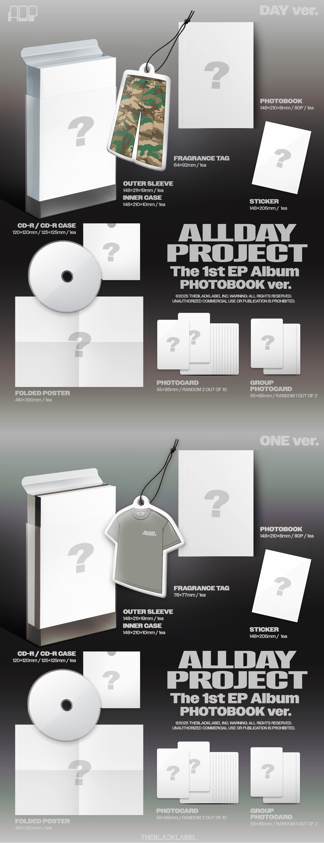 ALLDAY PROJECT - The 1st EP Album [ALLDAY PROJECT] PHOTOBOOK ver. (Random Ver.)