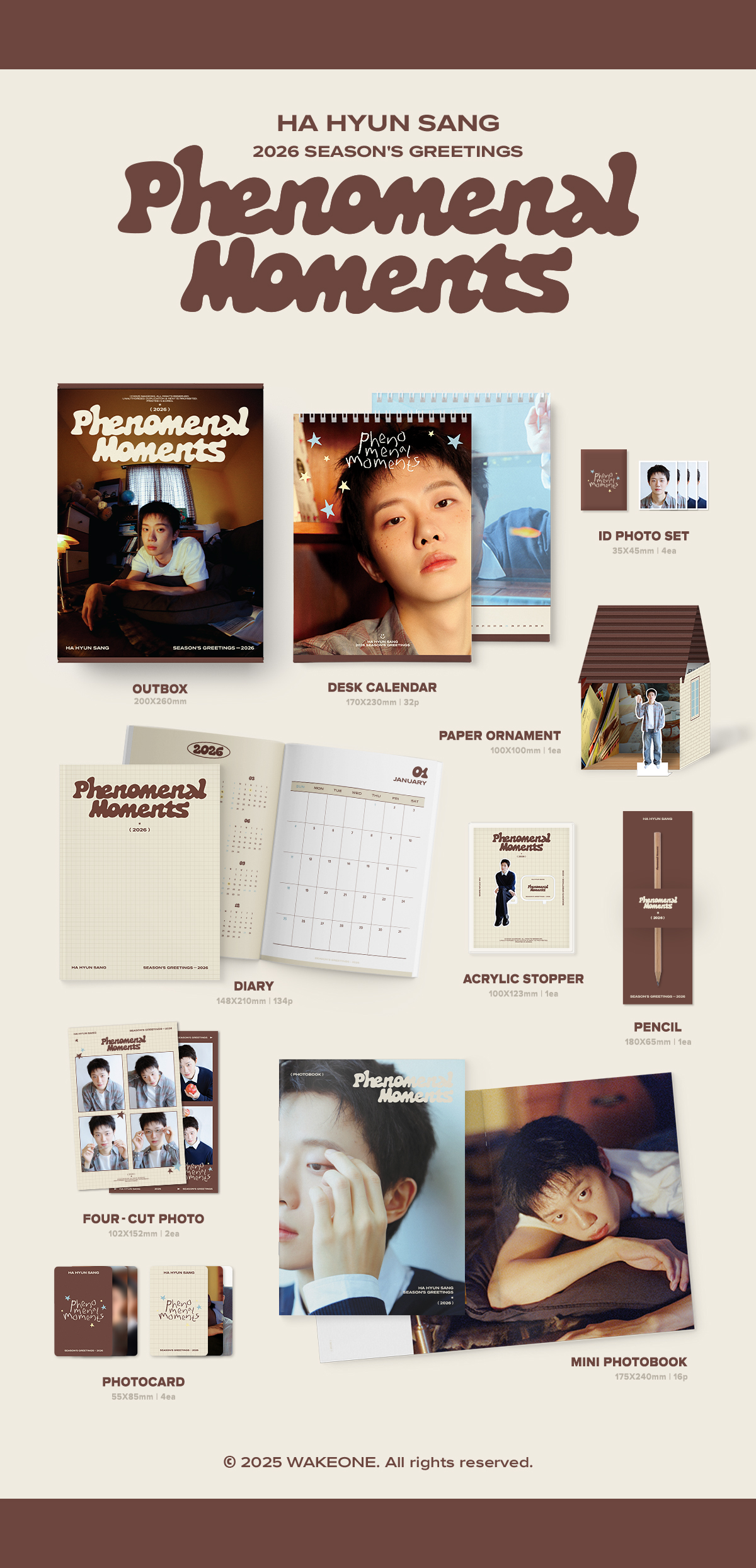 HA HYUN SANG - 2026 SEASON’S GREETINGS [PHENOMENAL MOMENTS]