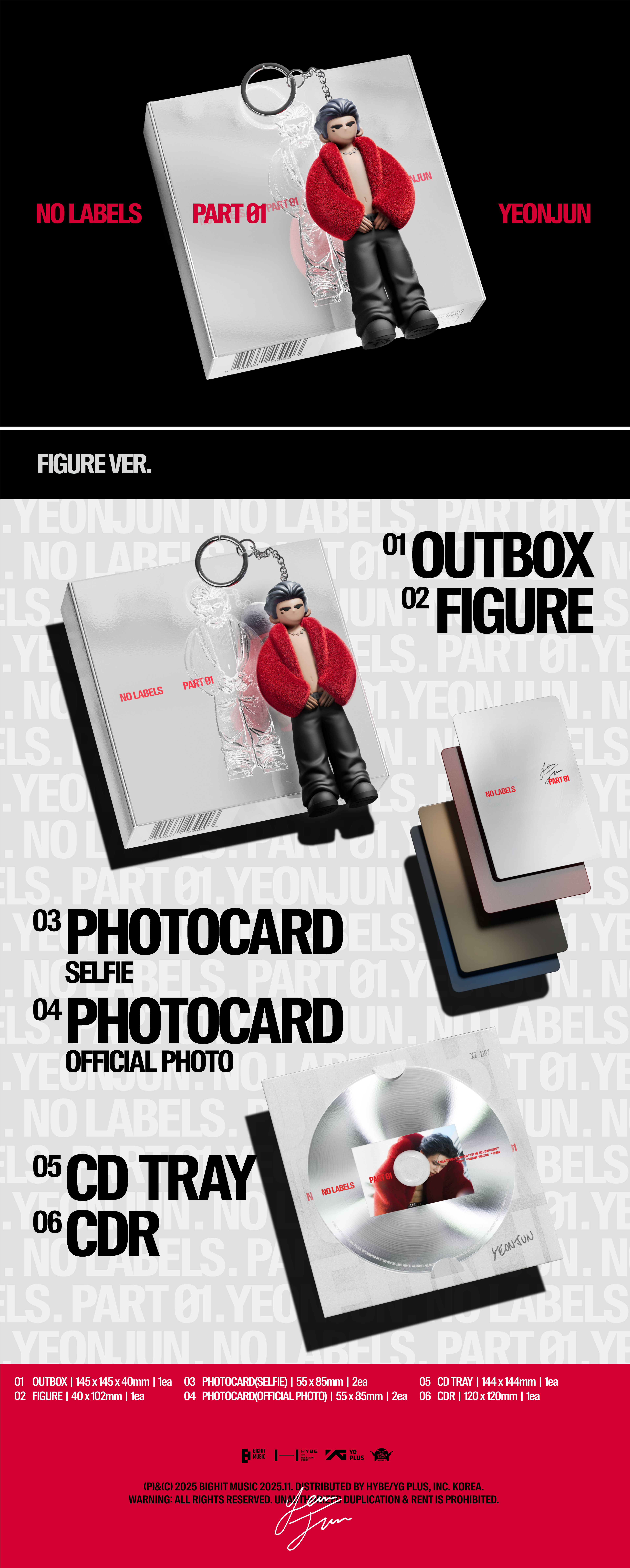 YEONJUN - 'NO LABELS: PART 01' (Figure Ver.)