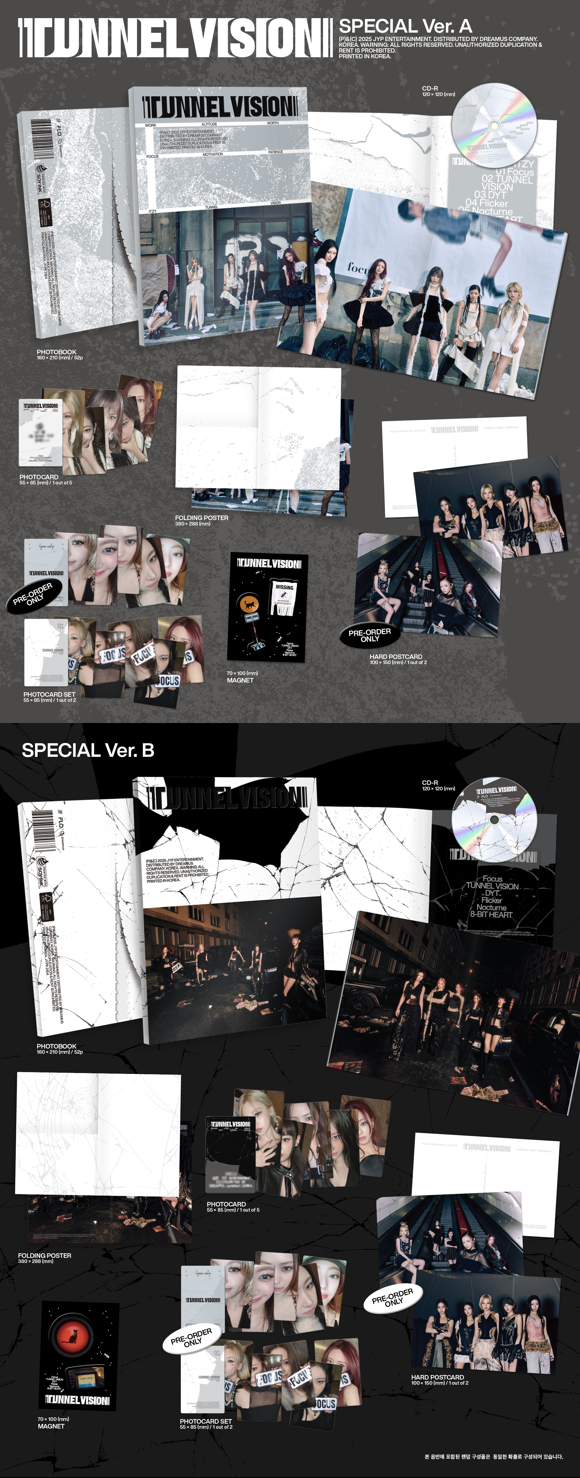 ITZY - TUNNEL VISION (SPECIAL Ver.) (Random Ver.)