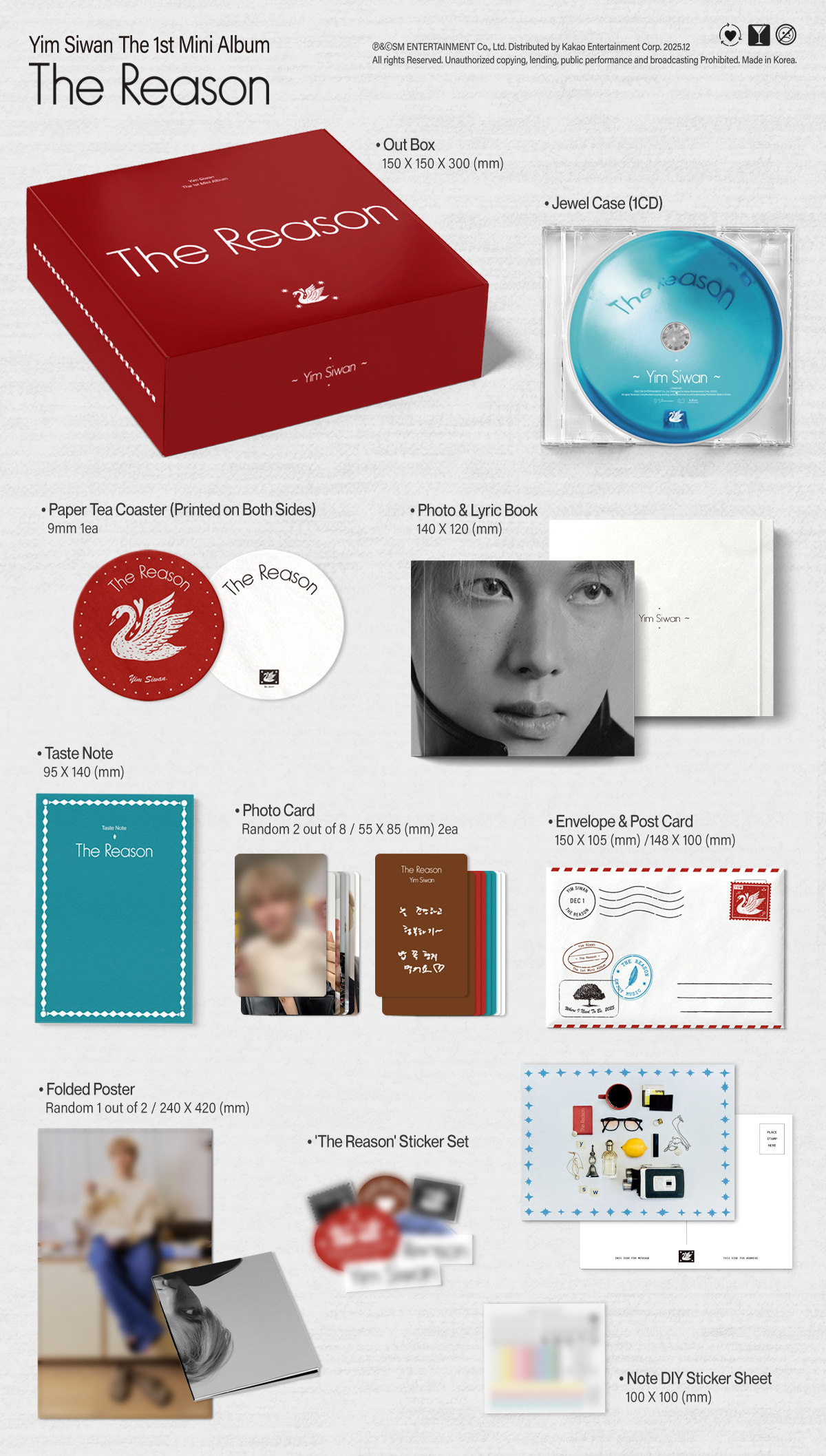 YIM SI WAN - 1st Mini Album [The Reason]