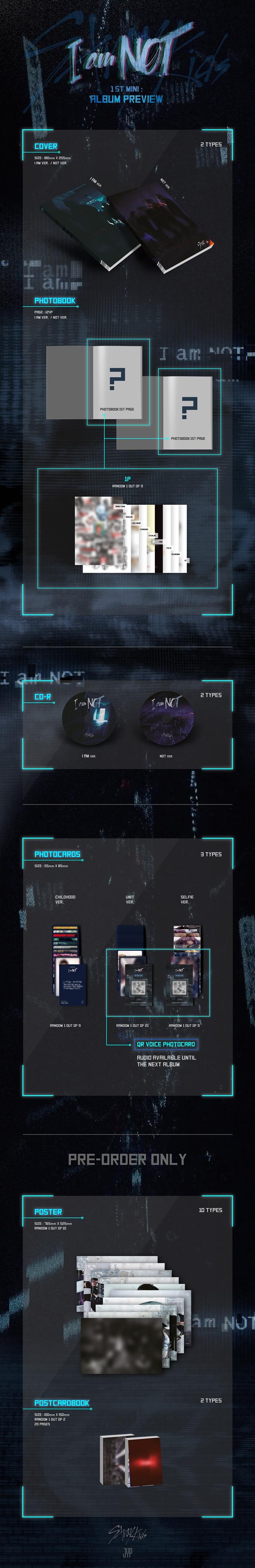 Stray Kids - 1st Mini album [I am NOT] (Random ver.)