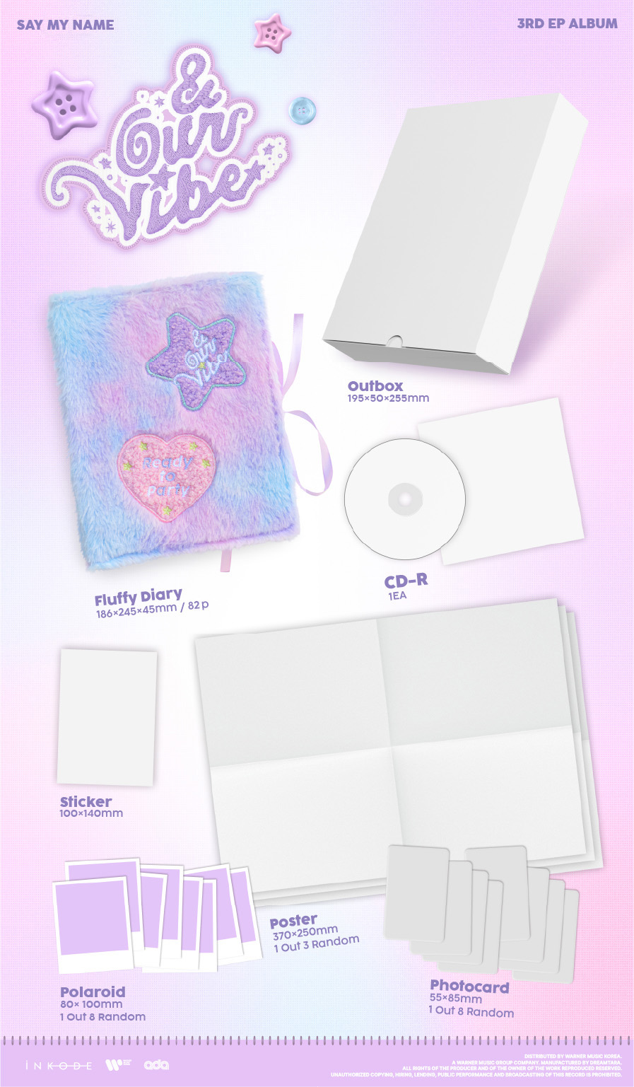 SAY MY NAME - 3RD EP ALBUM [&Our Vibe] (OUR VIBE Ver.)