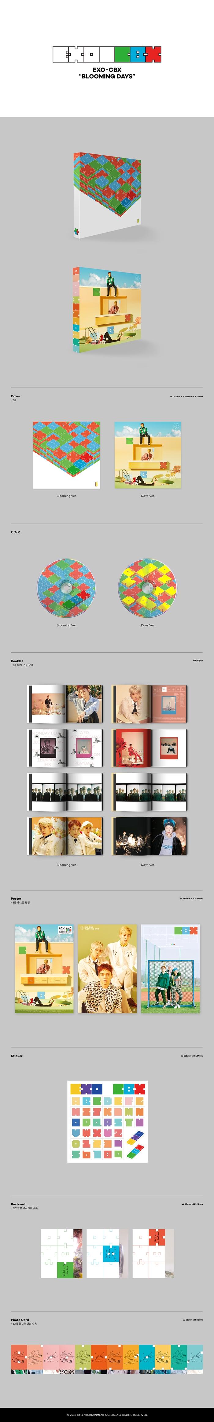 EXO CBX - 2nd Mini [BLOOMING DAYS] Random ver.