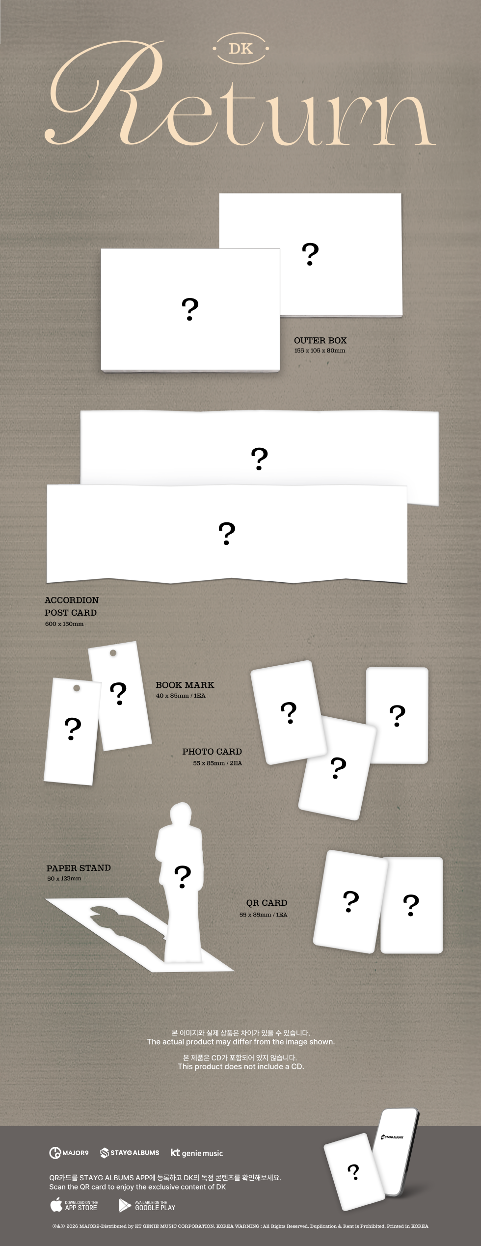DK - 1ST MINI ALBUM [RETURN] (STAYG ALBUMS VER)