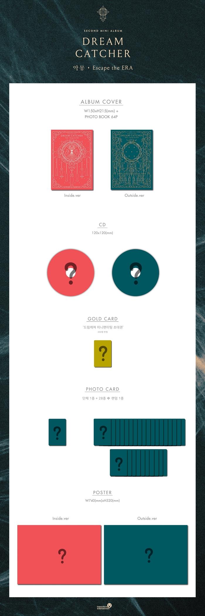 DREAM CATCHER - 2nd Mini [ESCAPE THE ERA] (A:Inside/B:Outside ver.)