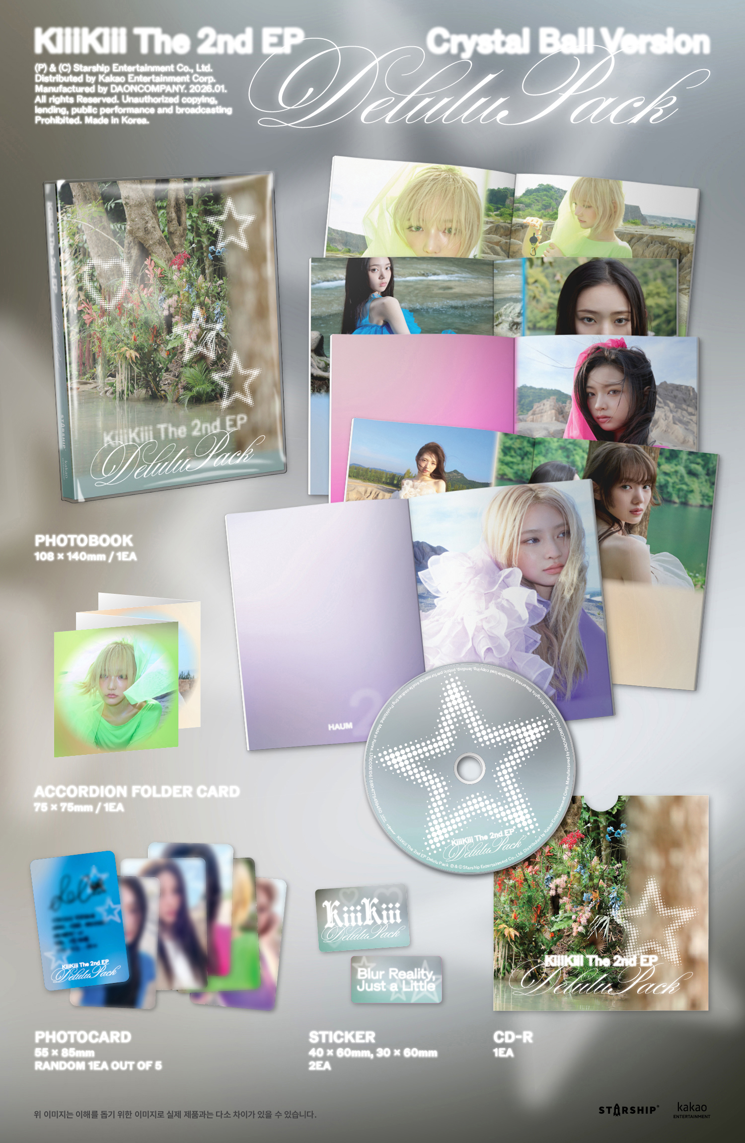 KiiiKiii - The 2nd EP [Delulu Pack] (Crystal Ball. Version)