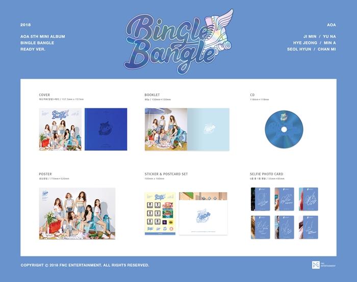 AOA - 5th Mini [BINGLE BANGLE] (A:PLAY VER / B:READY VER)