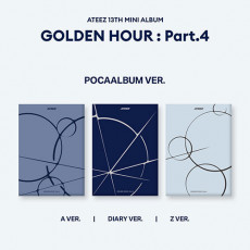 ATEEZ - 4th Mini Album [GOLDEN HOUR : Part.4] (POCAALBUM VER.) (A Ver / Diary Ver / Z Ver) (Random Ver.)