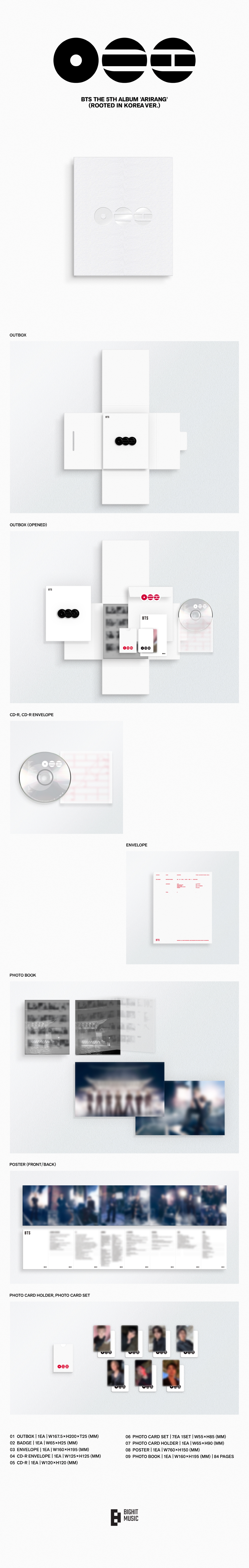 BTS - 5th Album [ARIRANG] (Random Ver.)