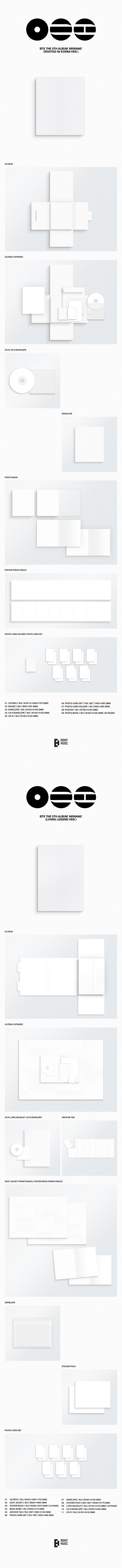 BTS - [EARLY-BIRD] 'ARIRANG' (Set) + 'ARIRANG' (Living Legend Ver.) Set + Weverse Gift (WS)