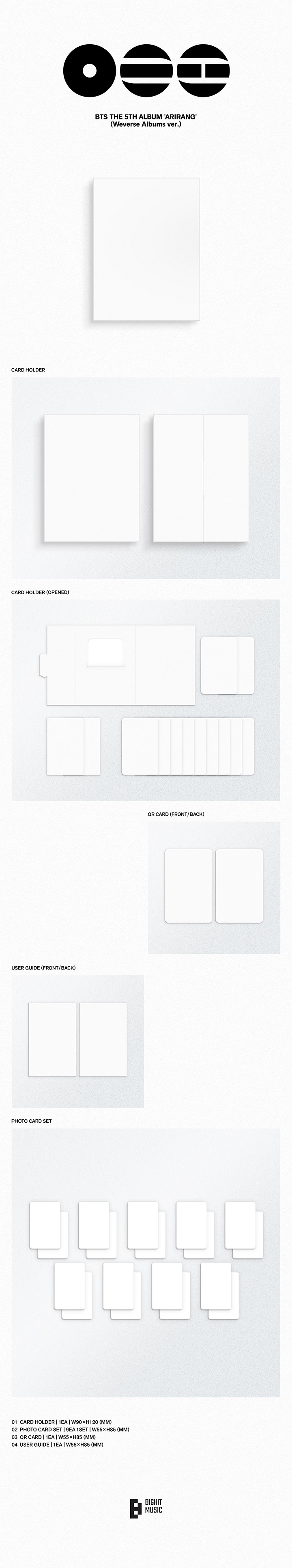 BTS - 'ARIRANG' (Weverse Albums ver.) + Weverse Gift (WS)