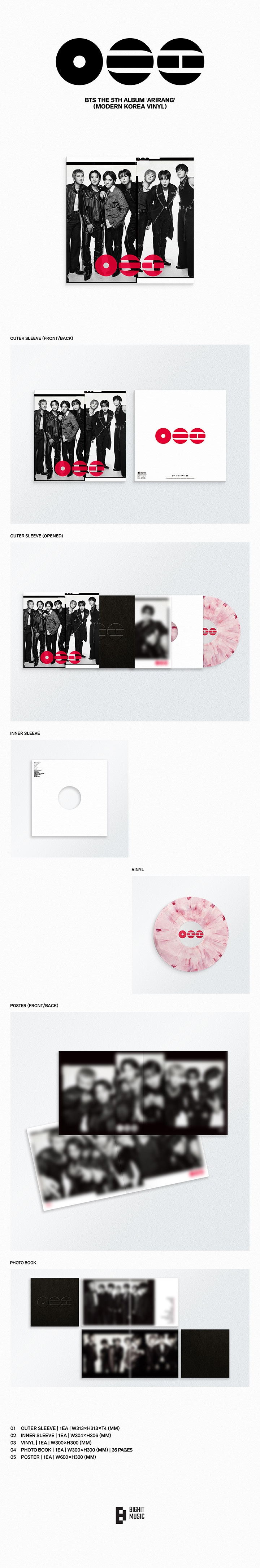 BTS - 'ARIRANG' (Modern Korea Vinyl)