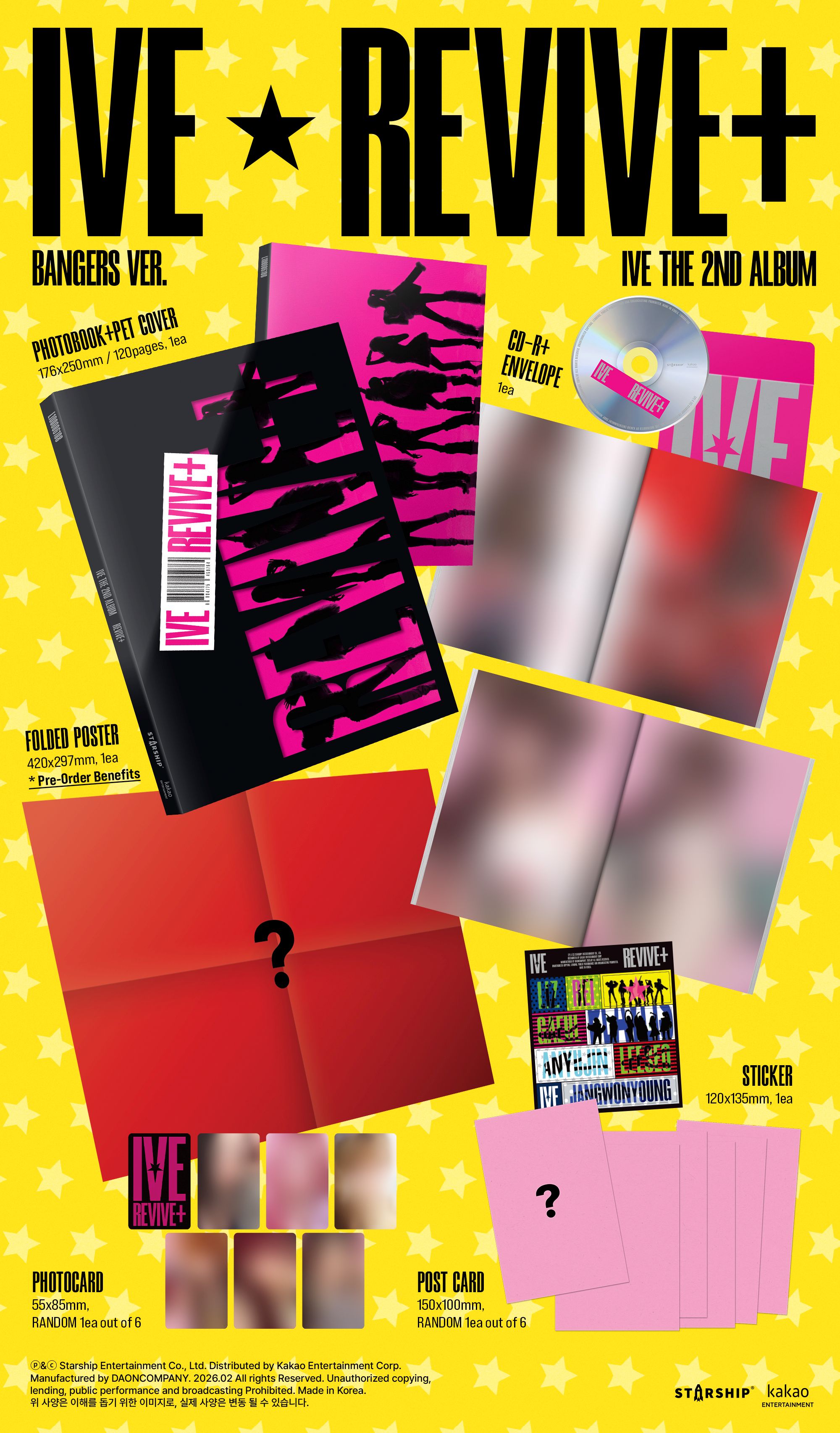 IVE - THE 2ND ALBUM [REVIVE+] (BANGERS ver./ CHALLENGERS ver.) (Random Ver.)