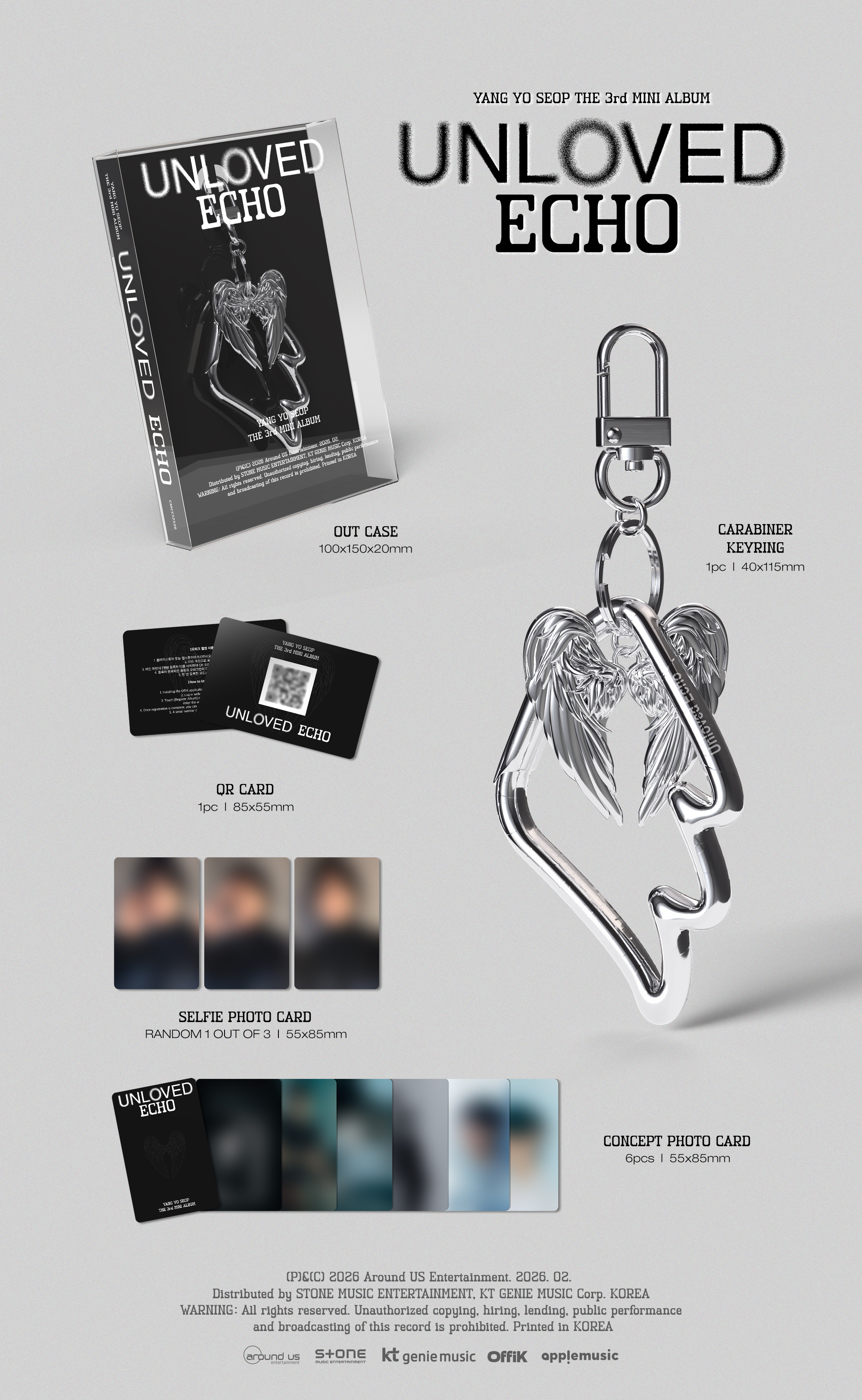 YANGYOSEOP - THE 3rd MINI ALBUM 'Unloved Echo' (Platform ver.)