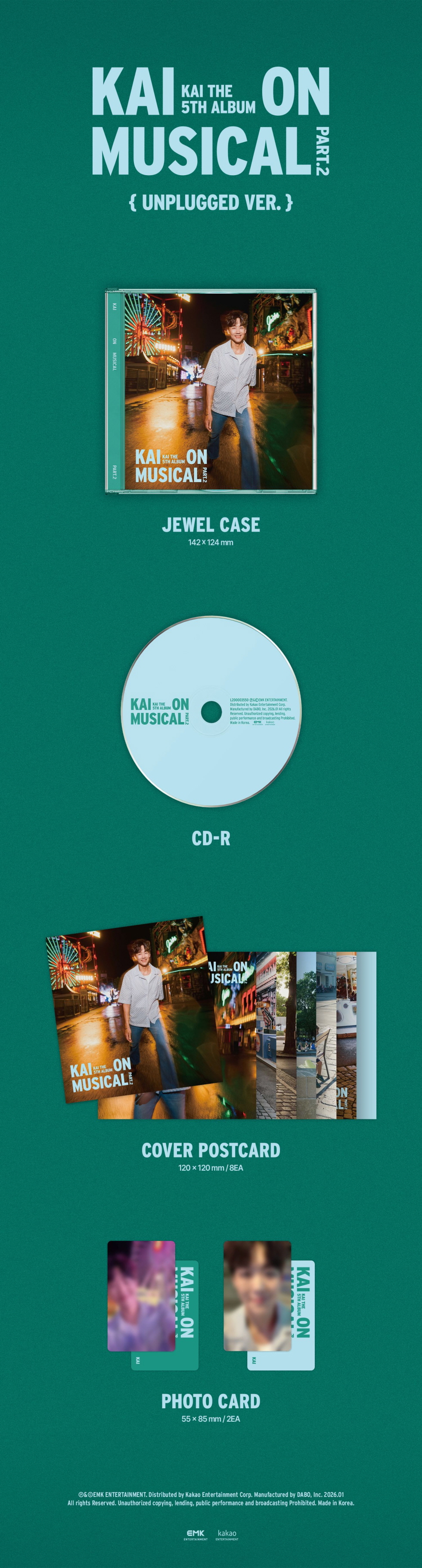 Kai - 5TH ALBUM [KAI ON MUSICAL Part.2] (Unplugged Ver.)