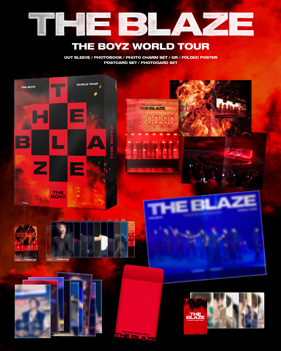 THE BOYZ - [THE BLAZE] WORLD TOUR in SEOUL (QR) + Random Photocard
