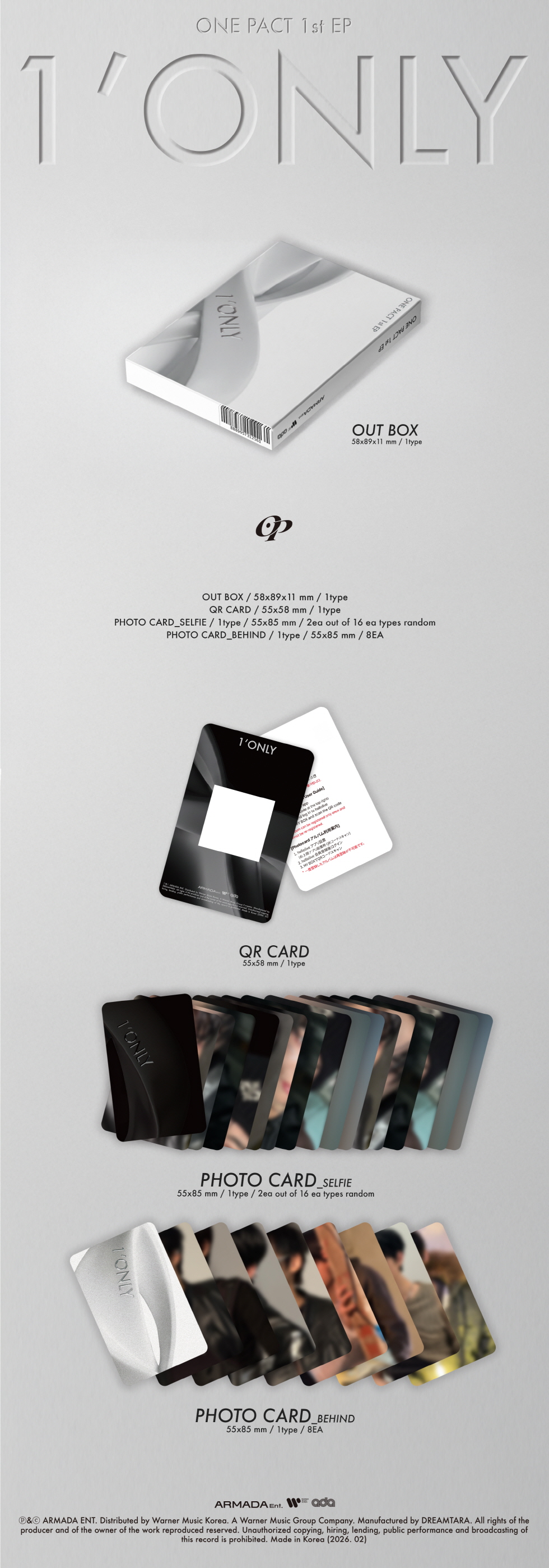 ONE PACT - 1st EP [1’ONLY] (Platform Ver.)