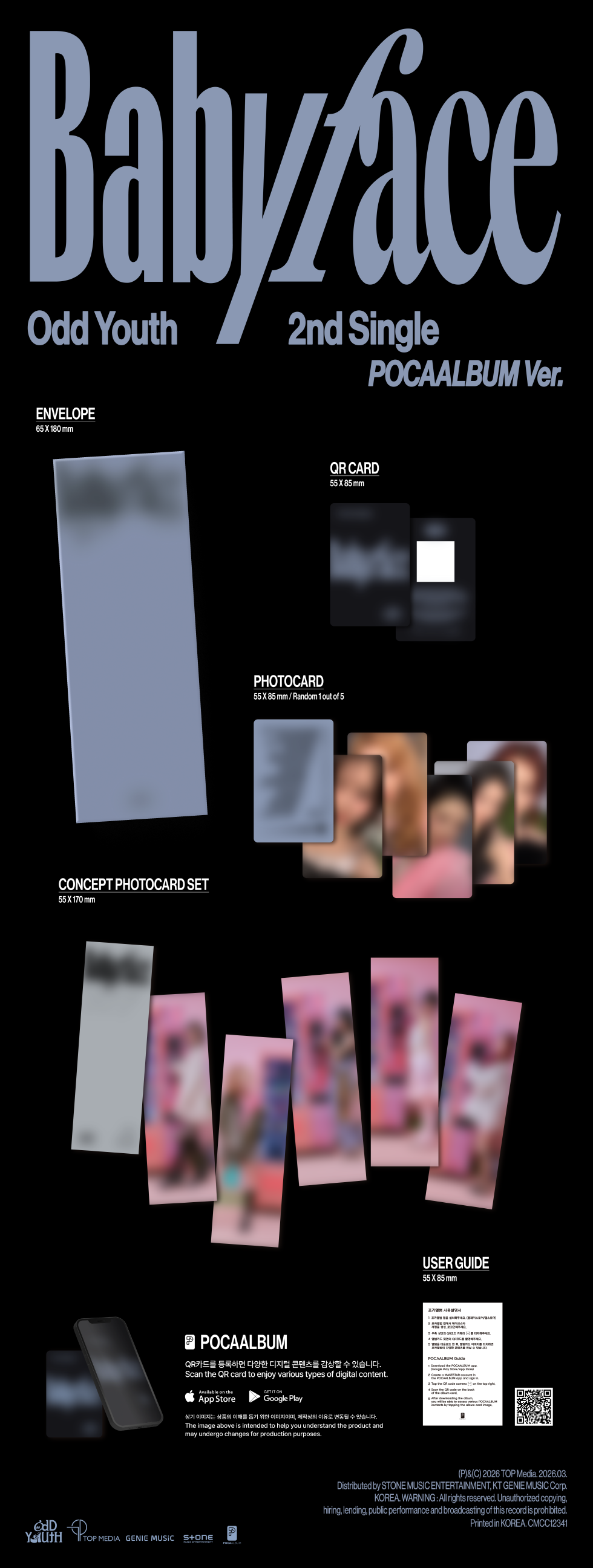 ODD YOUTH - 2nd Single [Babyface] POCA ALBUM Ver.