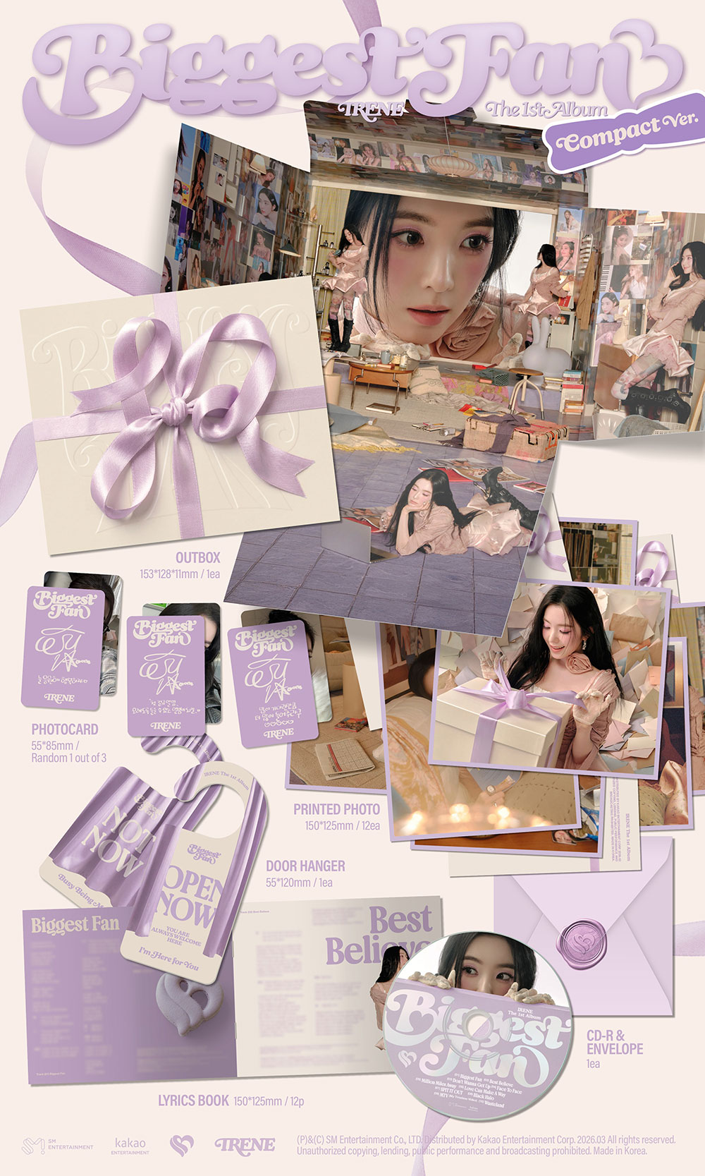 IRENE - 1st Full Album [Biggest Fan] (Compact Ver.)