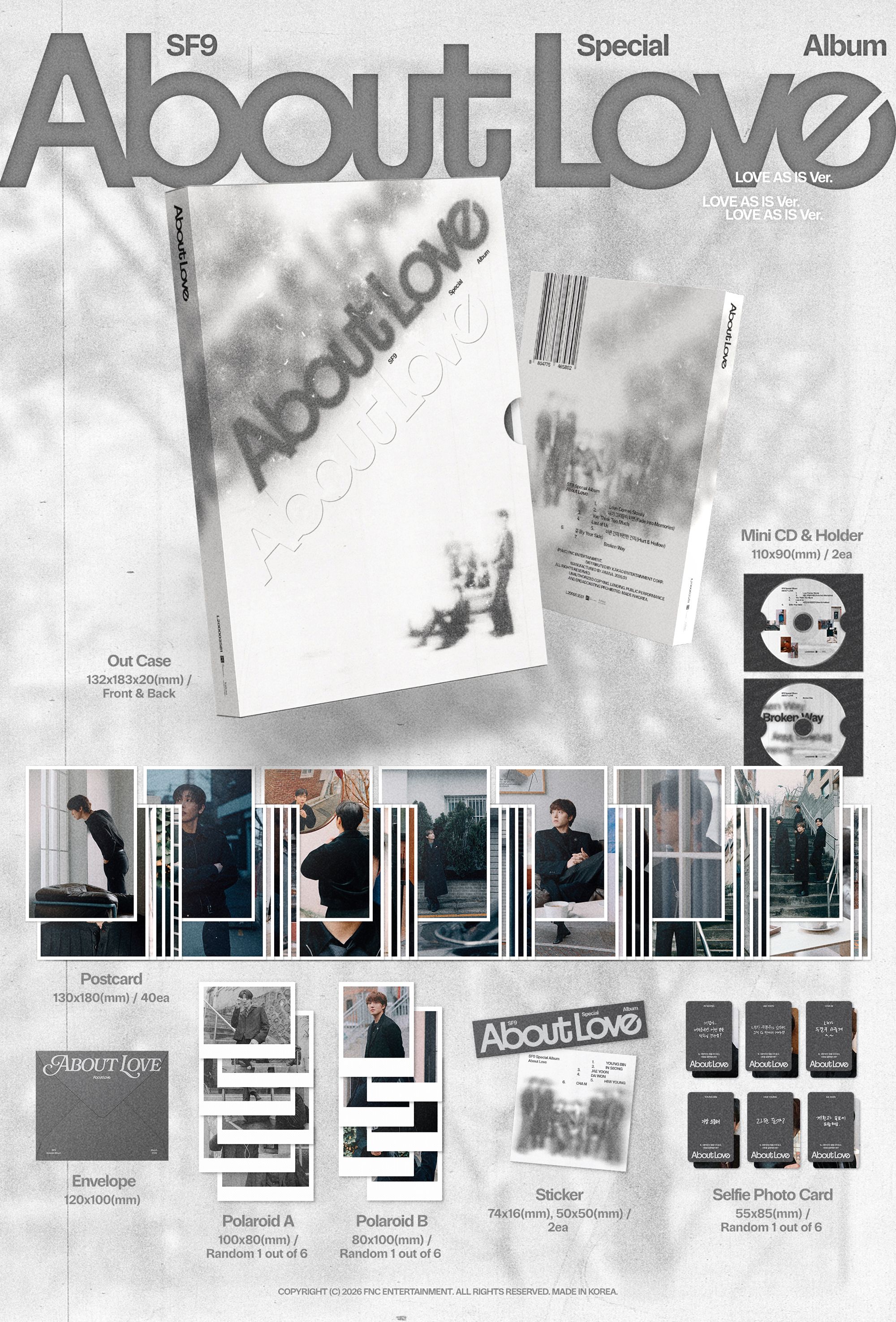 SF9 - Special Album [About Love] (LOVE AS IS Ver)