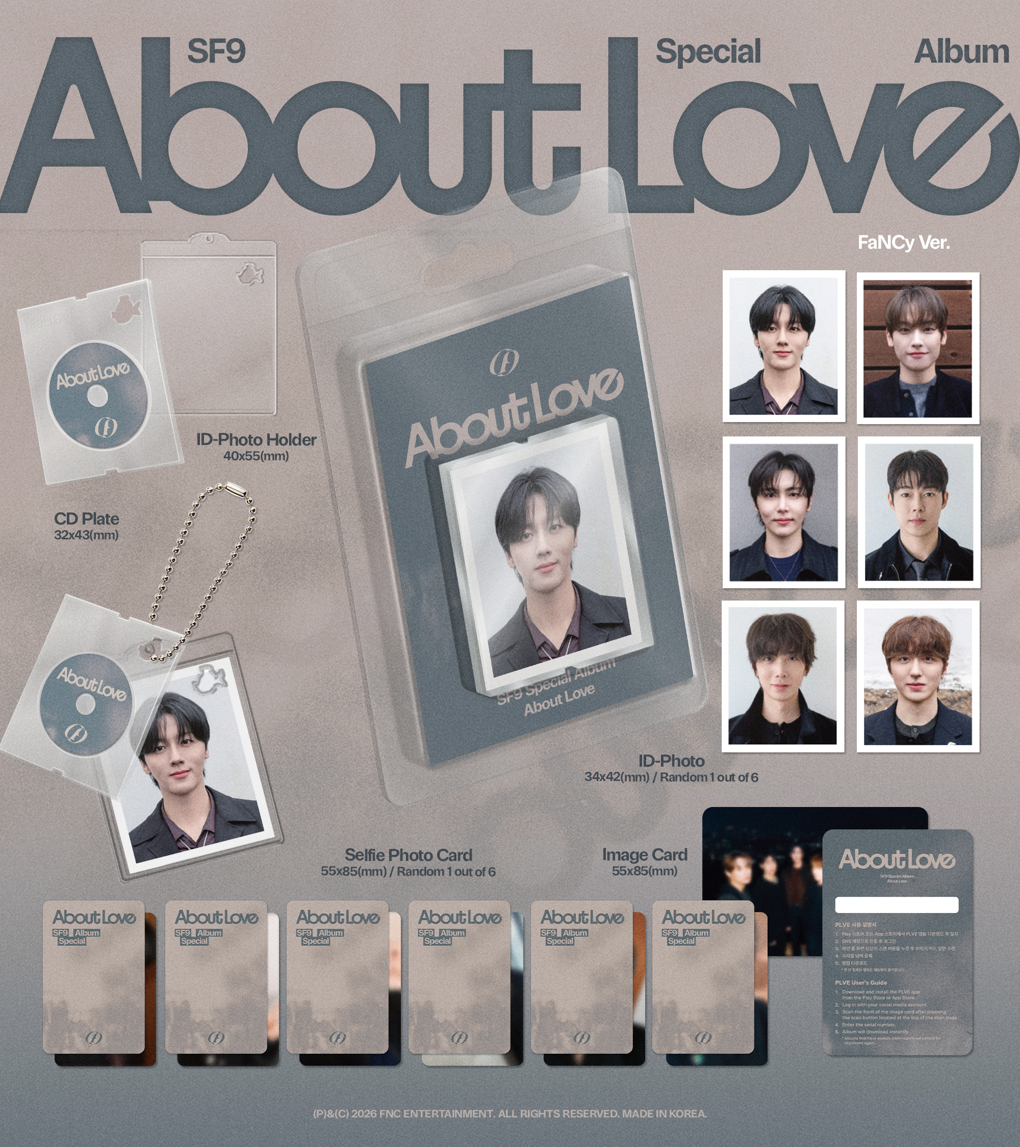 SF9 - Special Album [About Love] (FaNCy Ver.) (PLVE)