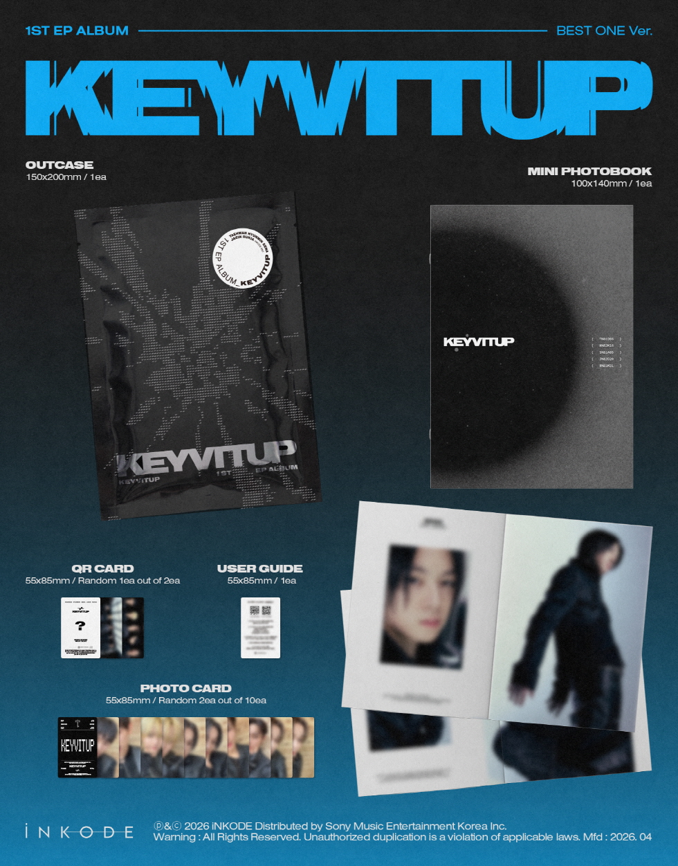 KEYVITUP - 1ST EP ALBUM [KEYVITUP] (BEST ONE VER.) (PLATFORM)