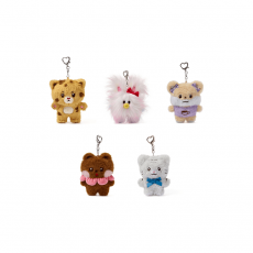 ILLIT - 2nd Debut Anniversary OFFICIAL MD : Plush Keyring (HEE HEE)